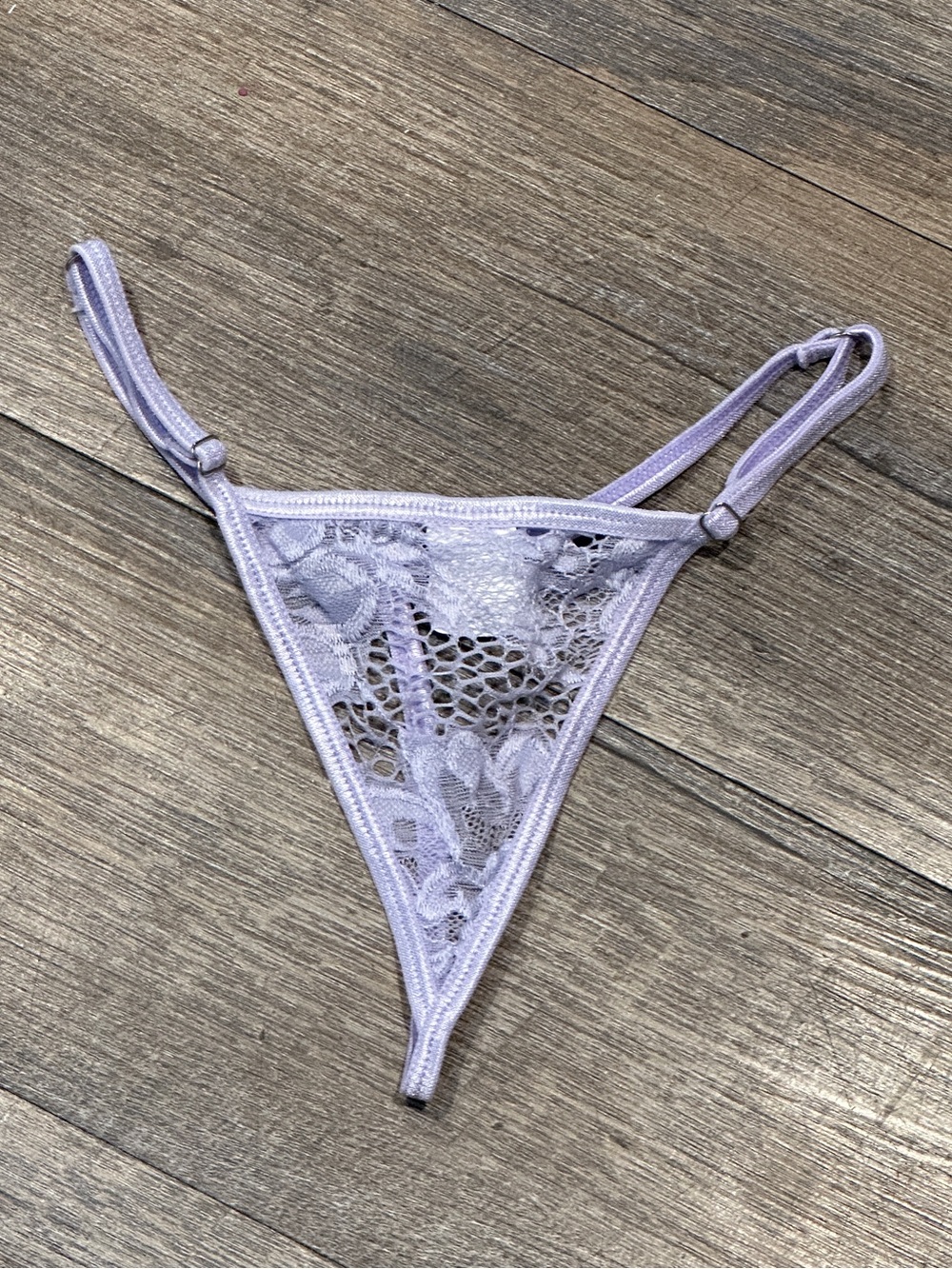 Lavender World Intimates Lace G-String NWOT